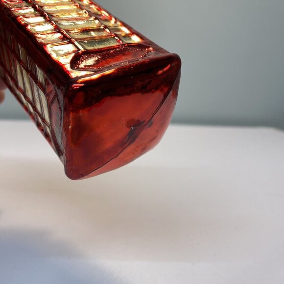 Pottery Barn Red Telephone Booth Glass Christmas Ornament 5”H x 2”W British Gold - Picture 5 of 10